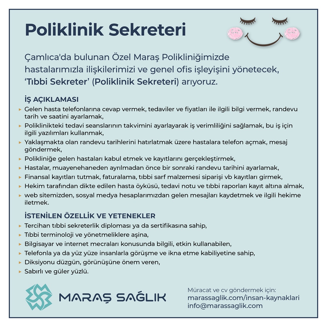 poliklinik sekreteri